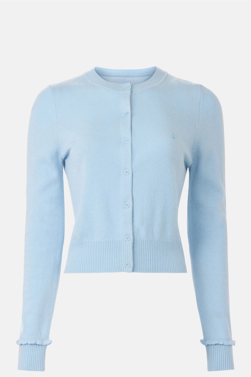 Emile Cardigan With Ruffle Sleeve by Sandro - Photo 4