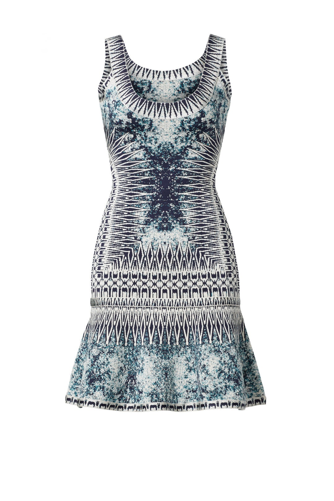 Spearhead Print Dress by Hervé Léger 3