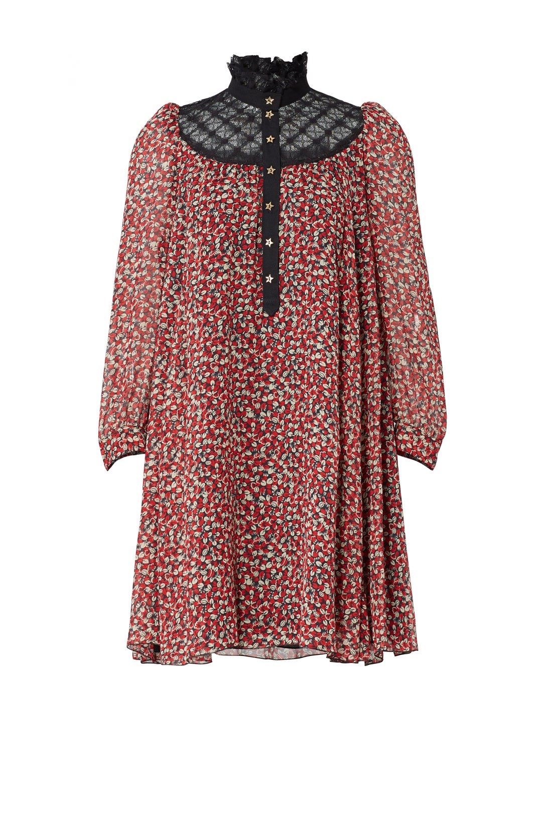 Red Micro Shift Dress by Philosophy di Lorenzo Serafini