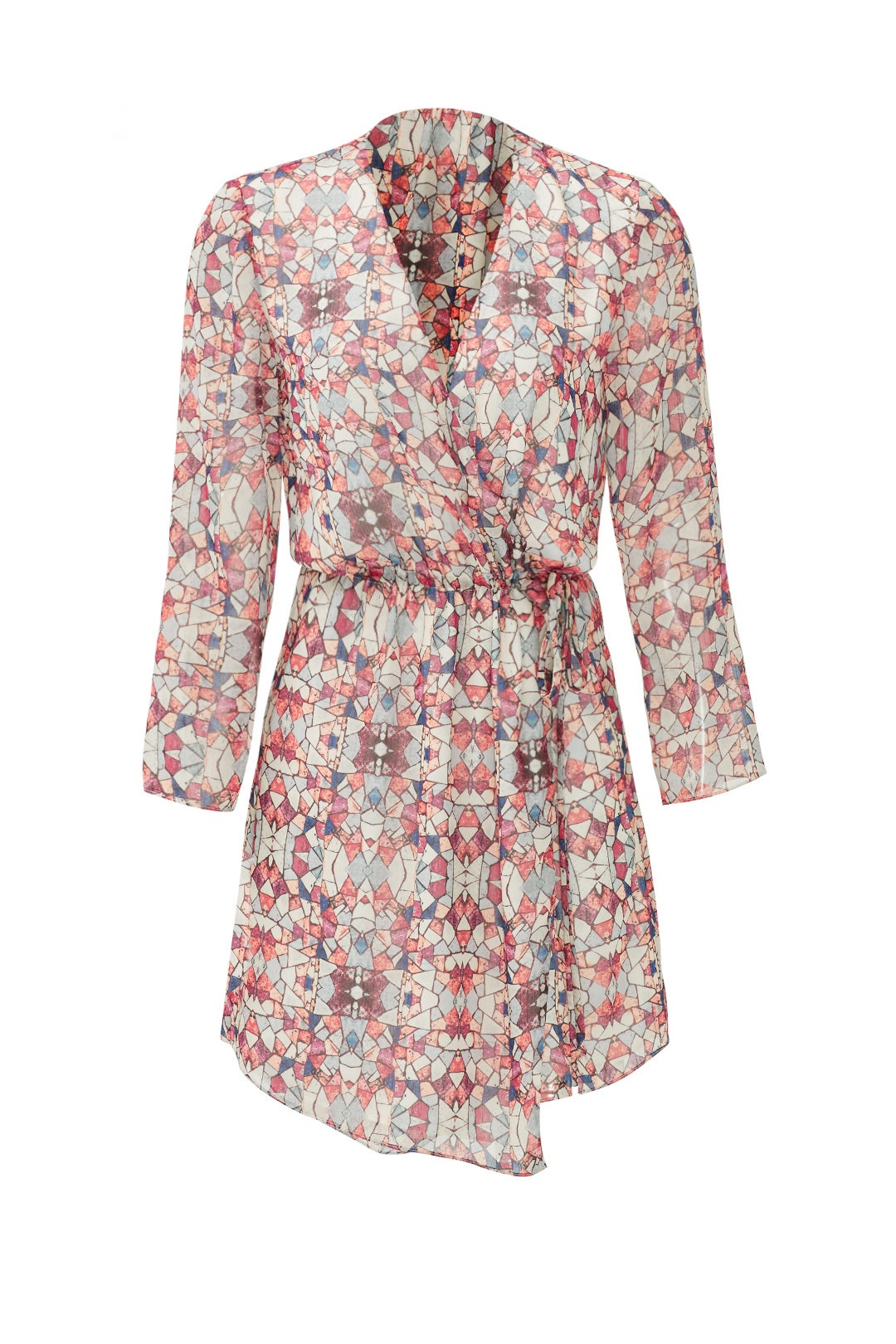 Stained Glass Wrap Dress by Waverly Grey 3