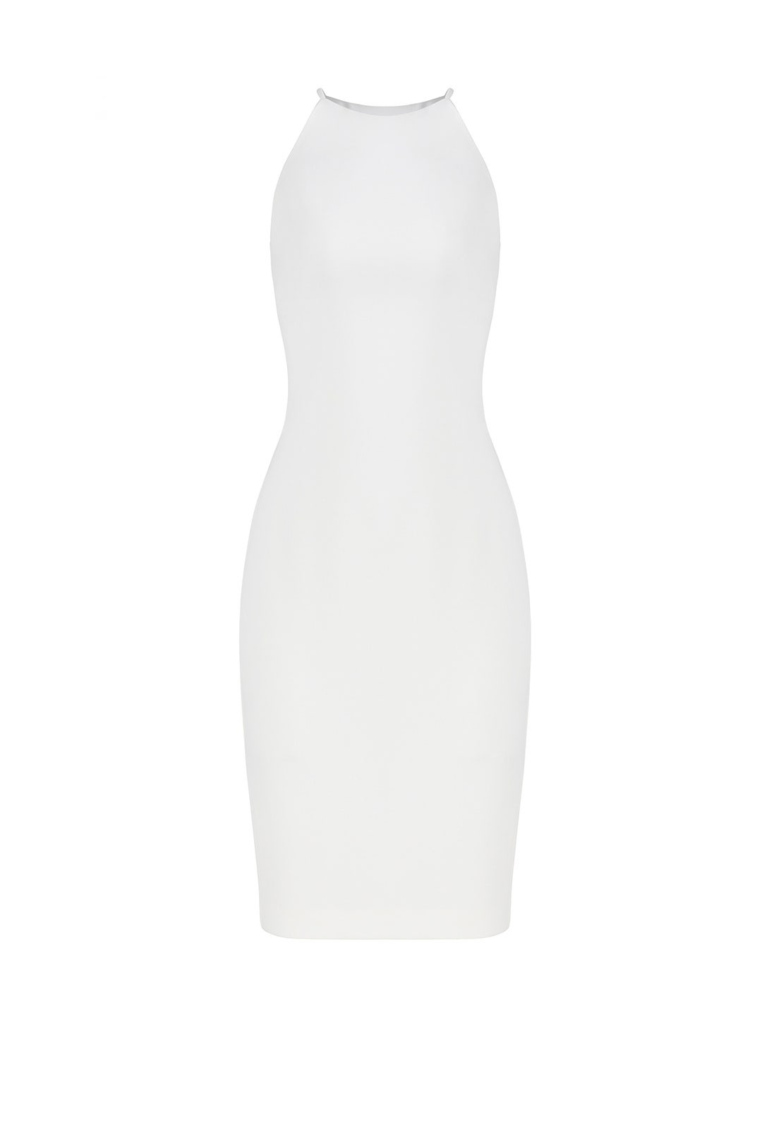 Light Ivory Halter Sheath by Badgley Mischka 3