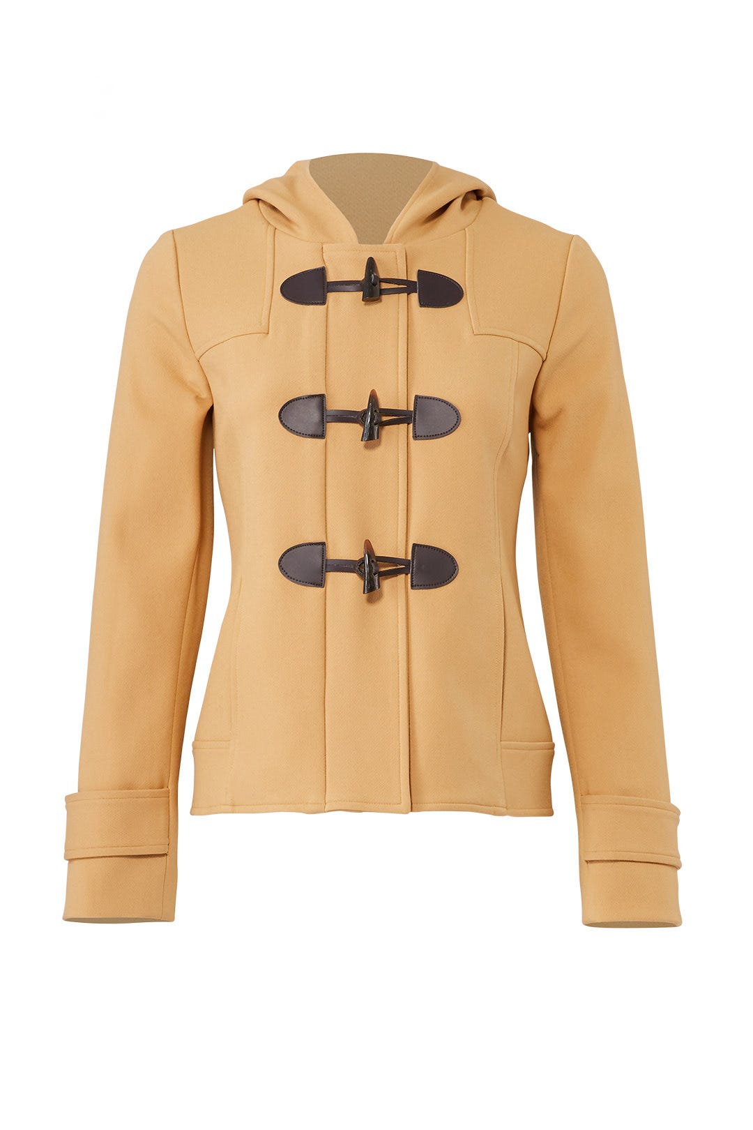 Tan Toggle Coat by Shoshanna 3