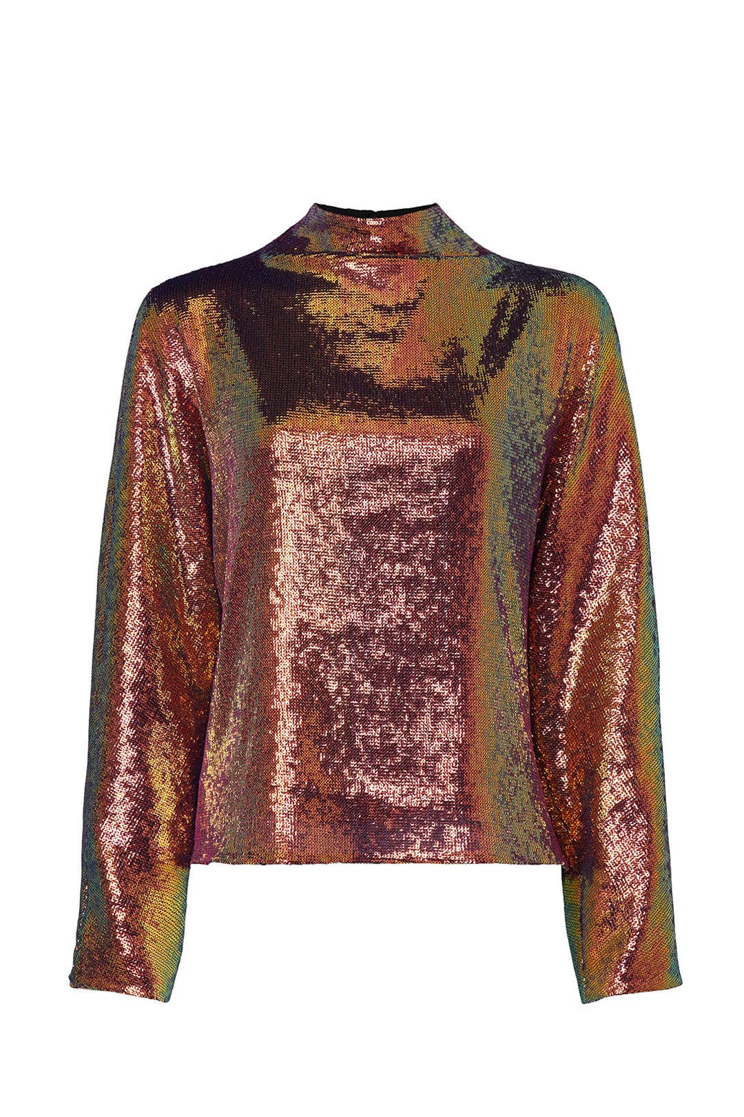 sequin dolman top
