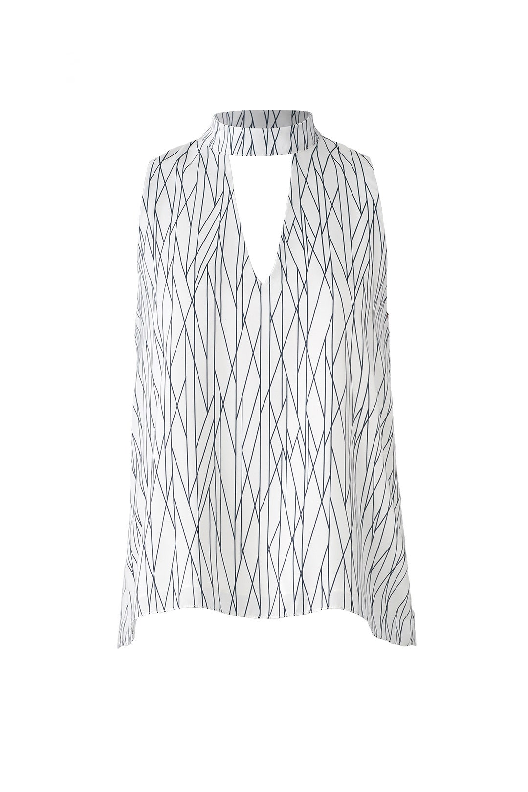 White Printed Billy Top by Waverly Grey