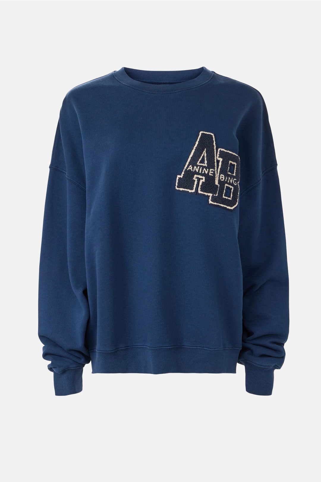 Miles Oversized Letterman Sweatshirt by Anine Bing 4