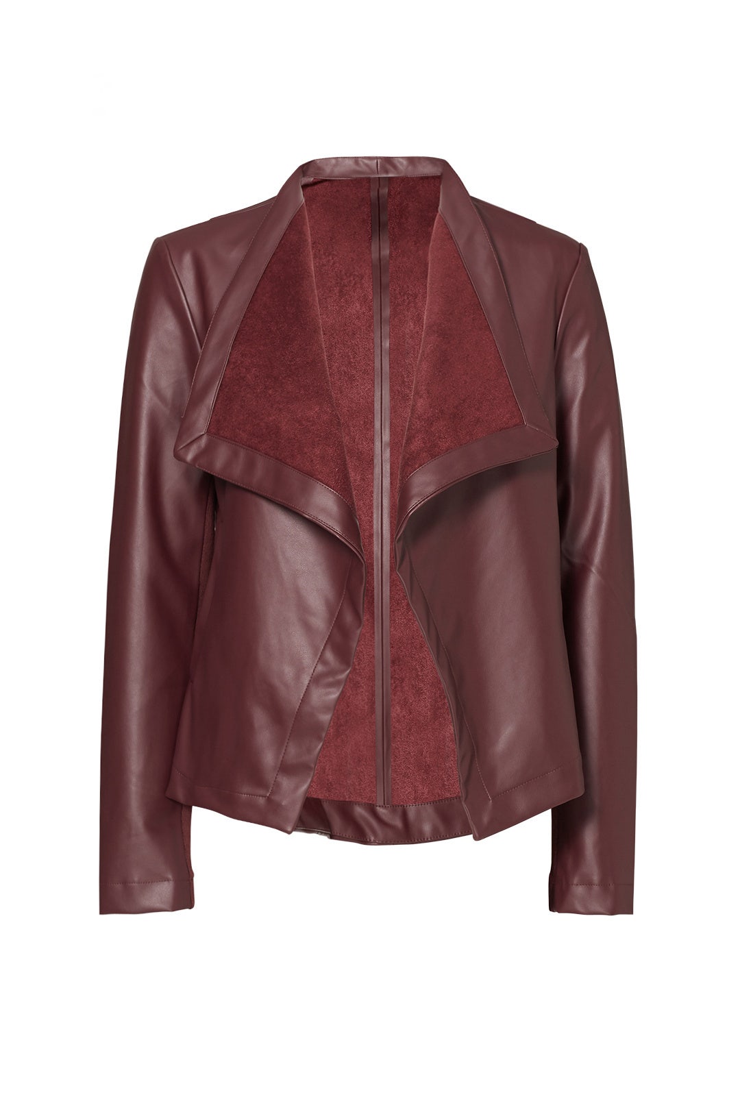 Burgundy Lillian Faux Leather Jacket by BB Dakota 3