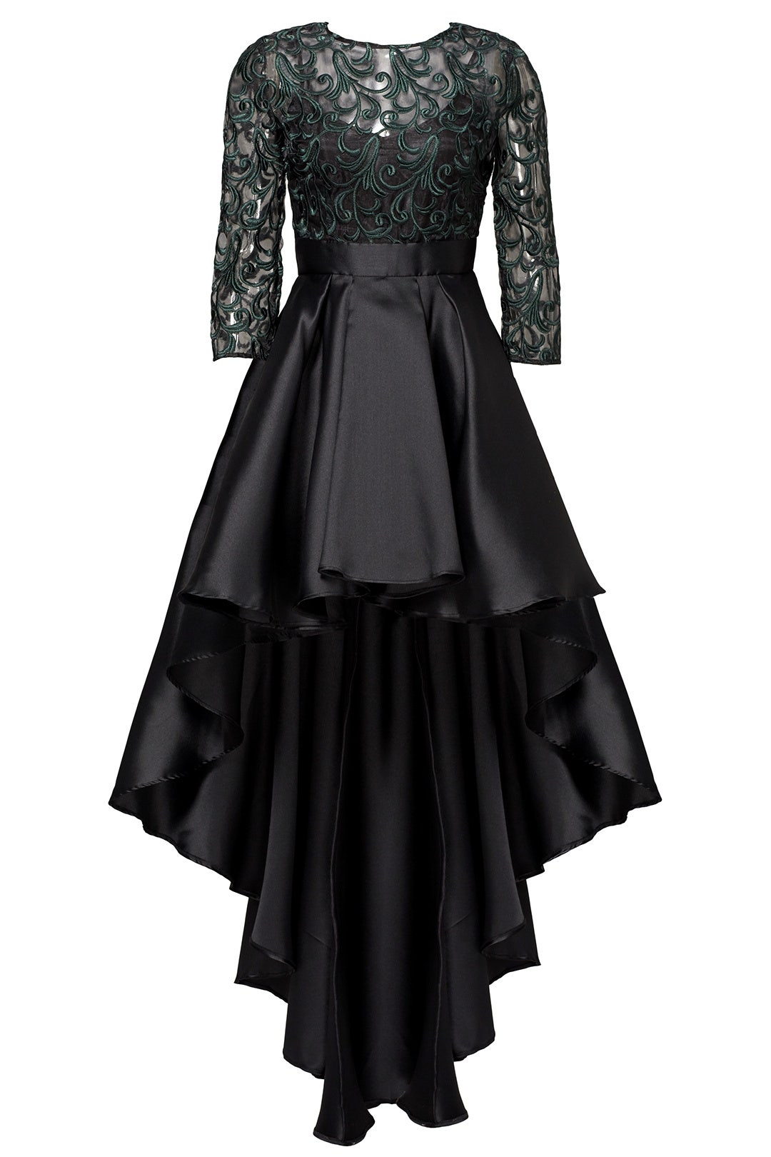 Green Ivy Lace Gown by Christian Pellizzari 3