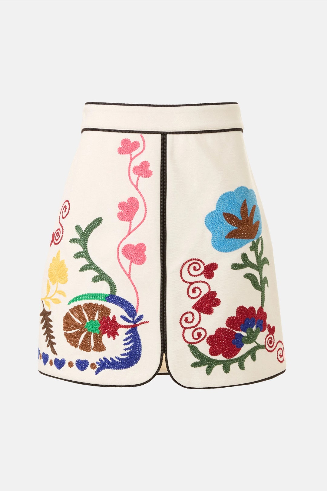 Dottie Embroidered Mini Skirt by Hunter Bell 4