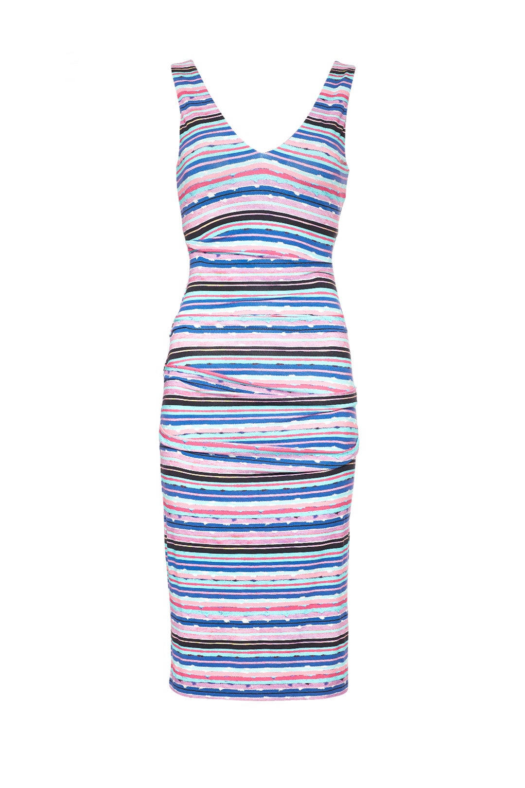 Jungle Stripe Wren Dress by Nicole Miller