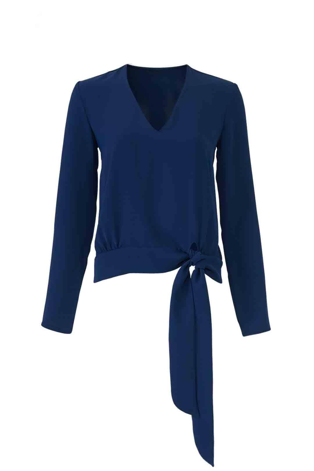 Navy Leila Top by Amanda Uprichard