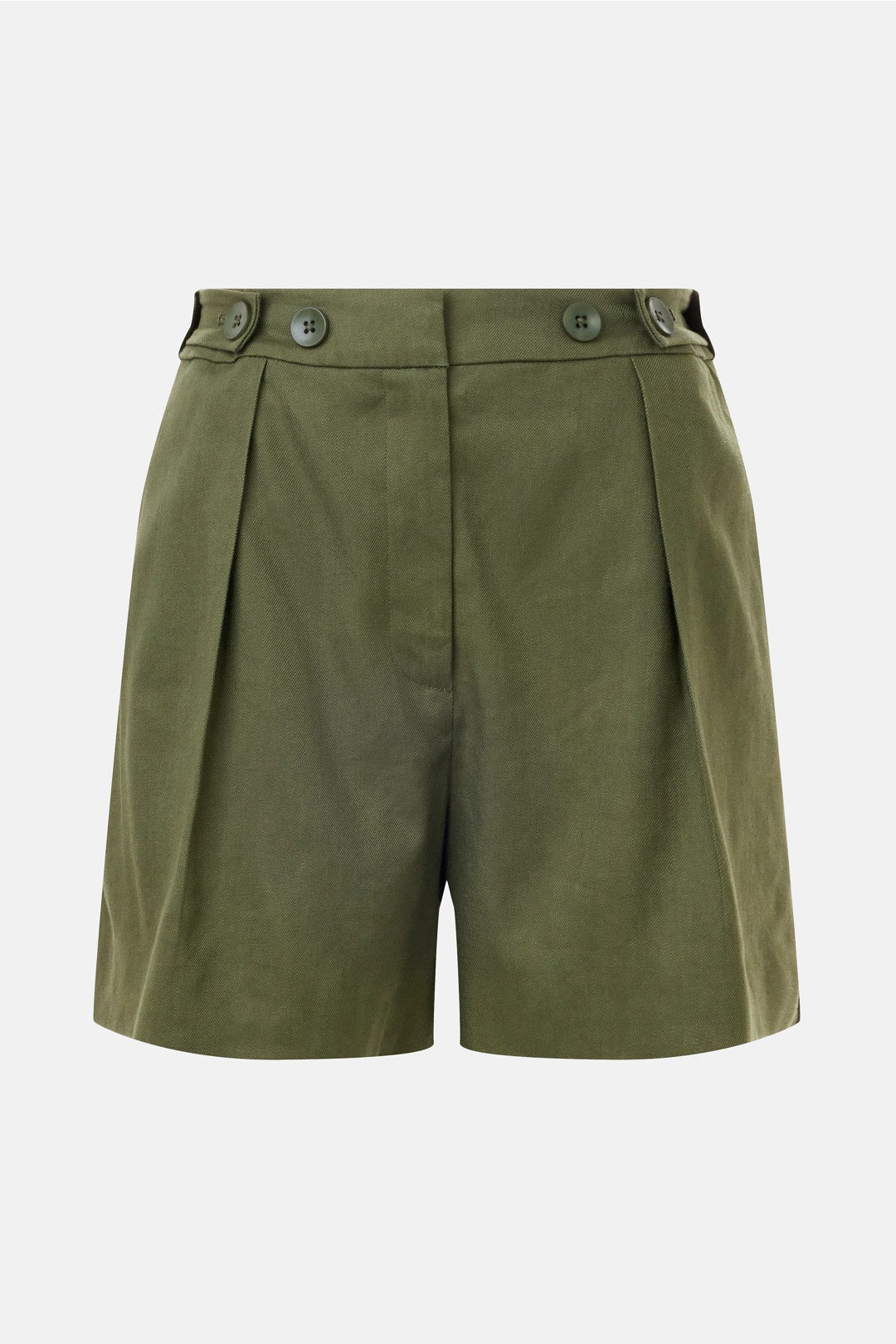 Linen Button Detail Shorts by Derek Lam 10 Crosby x RTR