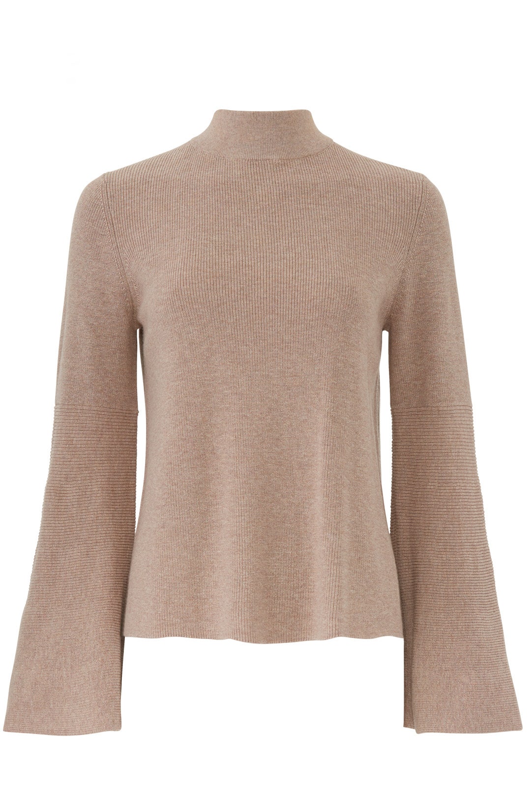 Cotton Shaker Mock Neck Top by 525 America 3