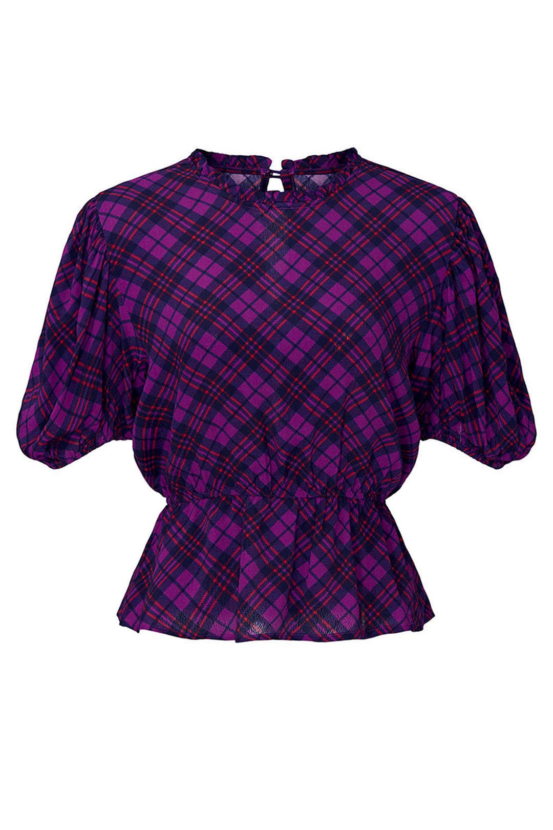 Plaid Victoria Top by RAHI 4