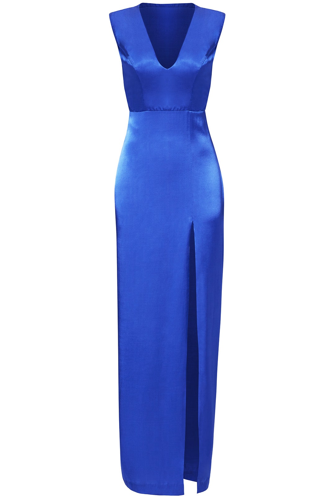 Cobalt Gem Slit Gown by Slate & Willow