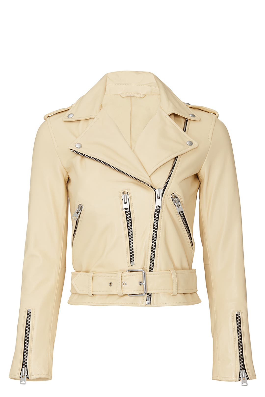 ジャケット・アウター ALLSAINTS BALFERN LEATHER BIKER JACKET AllSaints Balfern Sheepskin Leather Biker Jacket | Nordstrom