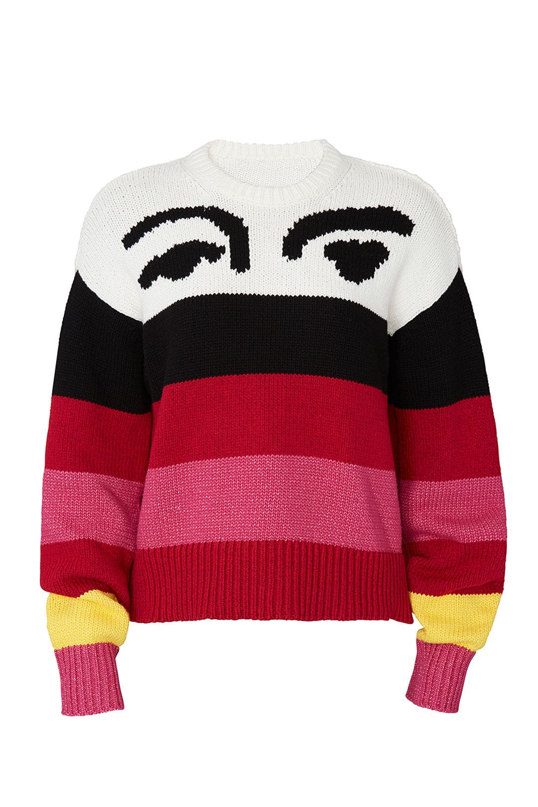 Multi Stripe Chunky Sweater by Derek Lam 10 Crosby