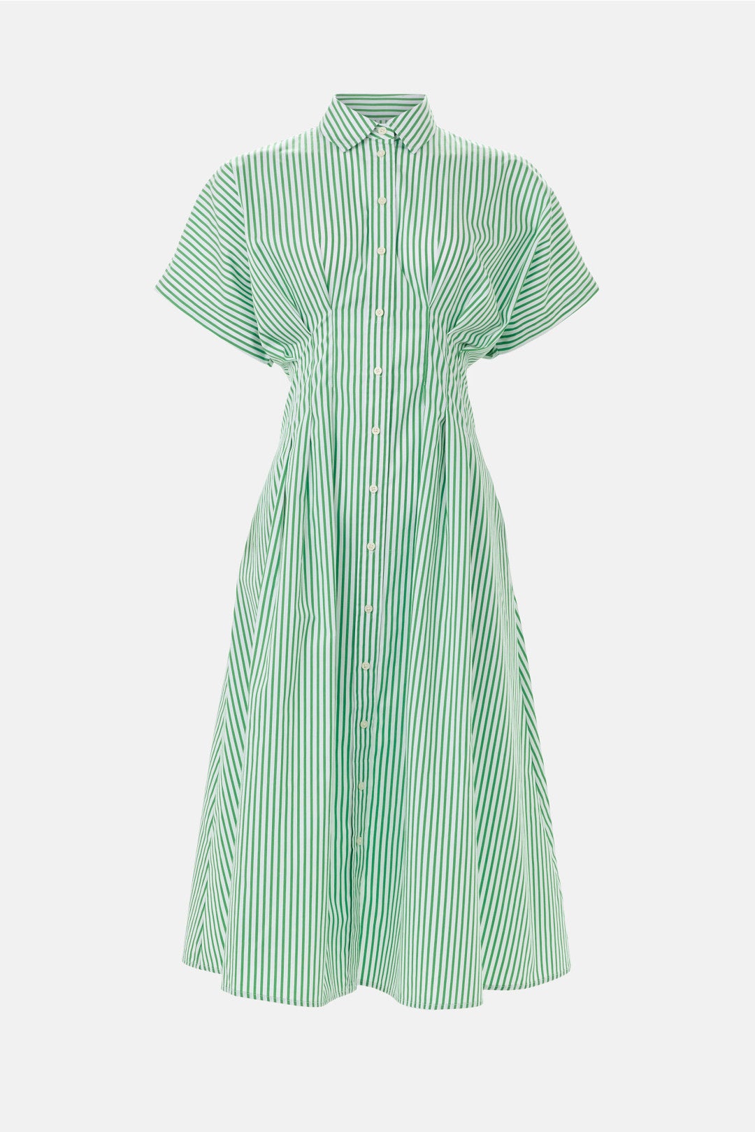 Short Sleeve Striped Collared Midi Dress by Lauren Ralph Lauren 4