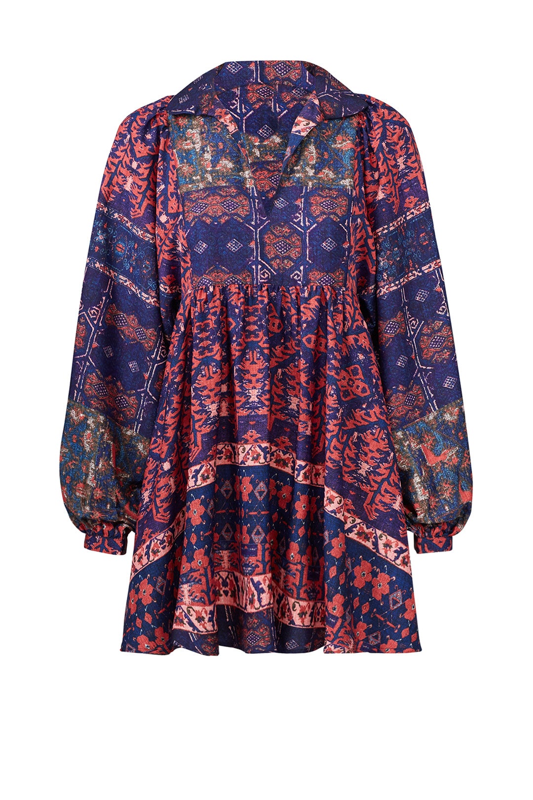 Printed Peasant Dress by RAGA 3