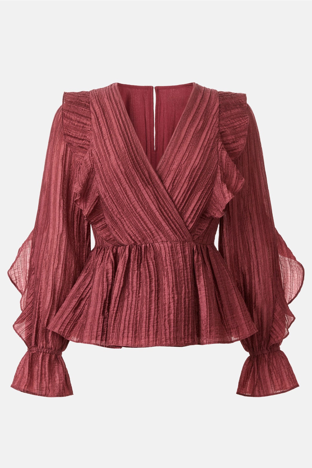 Olivia Ruffle Blouse by Rebecca Taylor 4