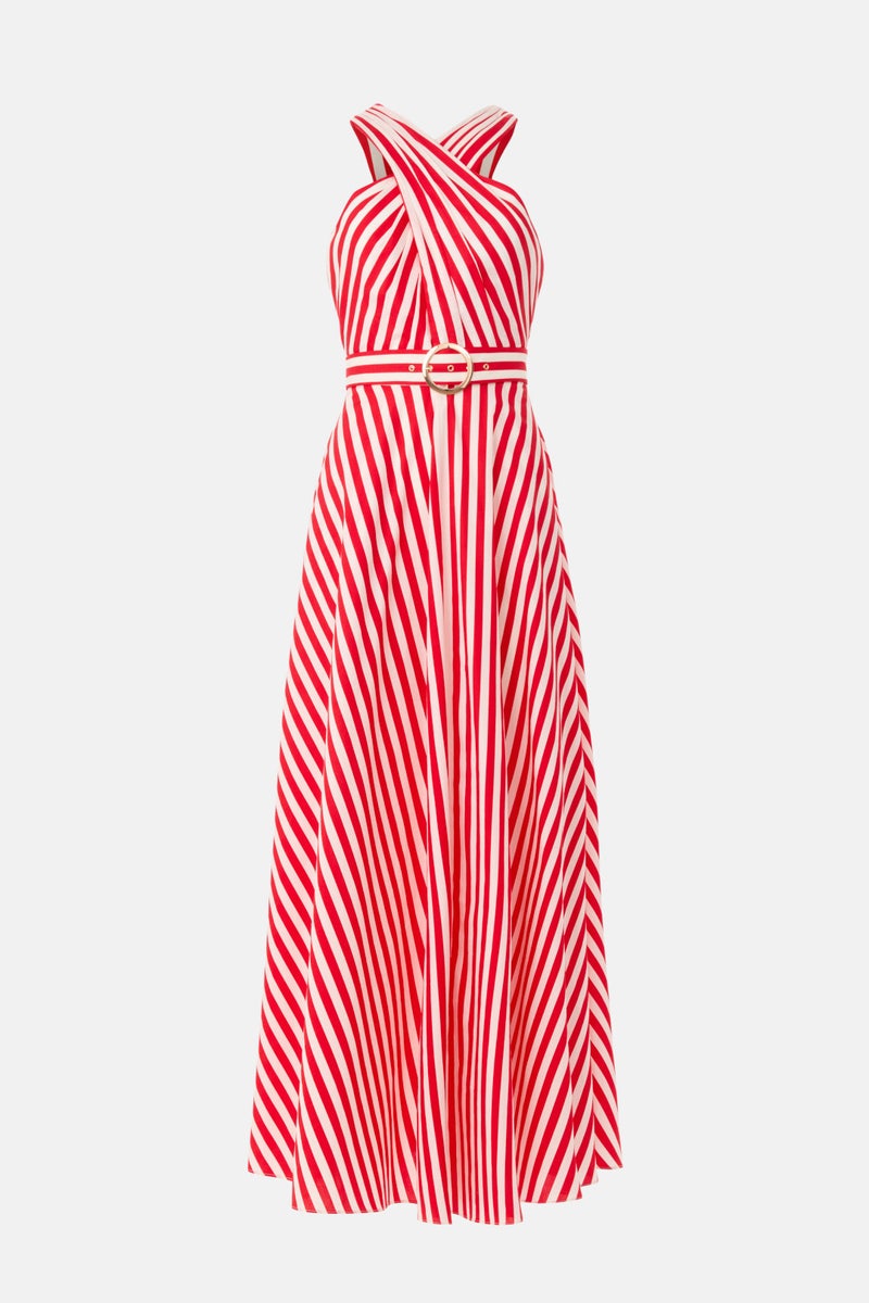 Cross Over Halter Midi Dress by TOCCIN X RTR - Photo 4