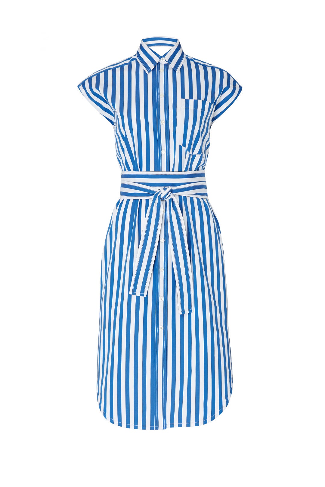 Wrap Button Down Dress by DEREK LAM