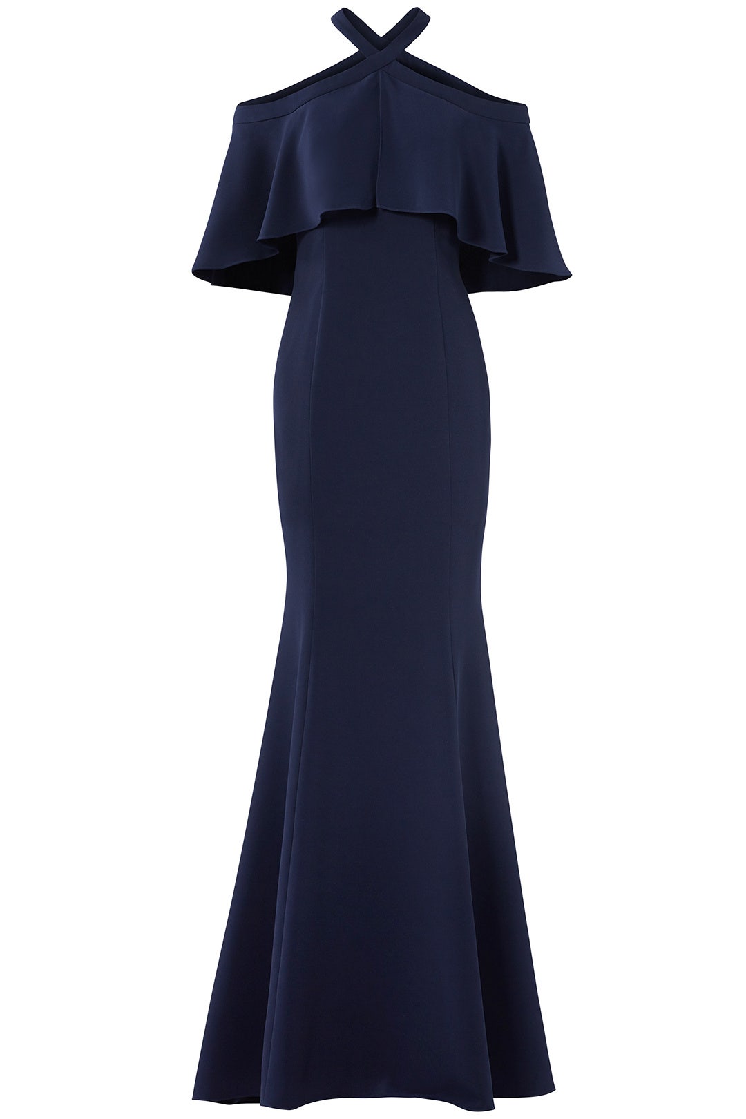 Navy Kayla Gown by Carmen Marc Valvo