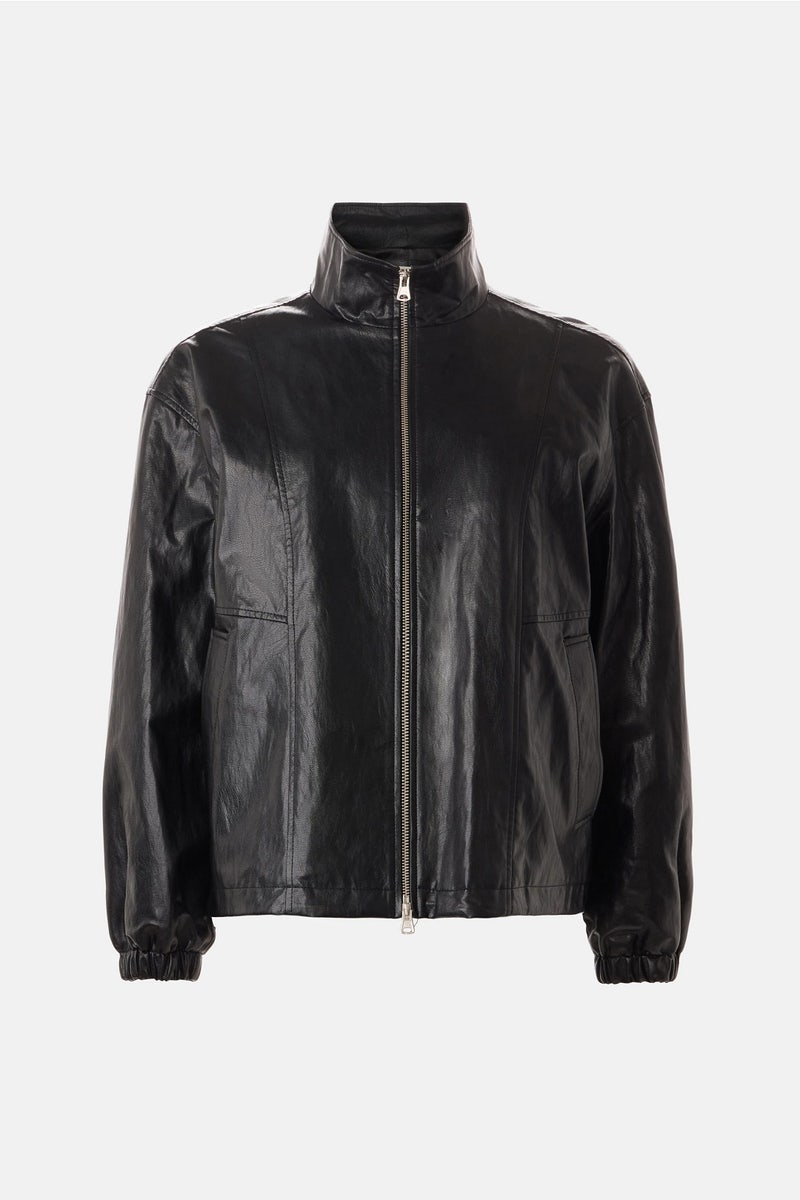 Vegan Leather Windbreaker Jacket by DUNST - Photo 4