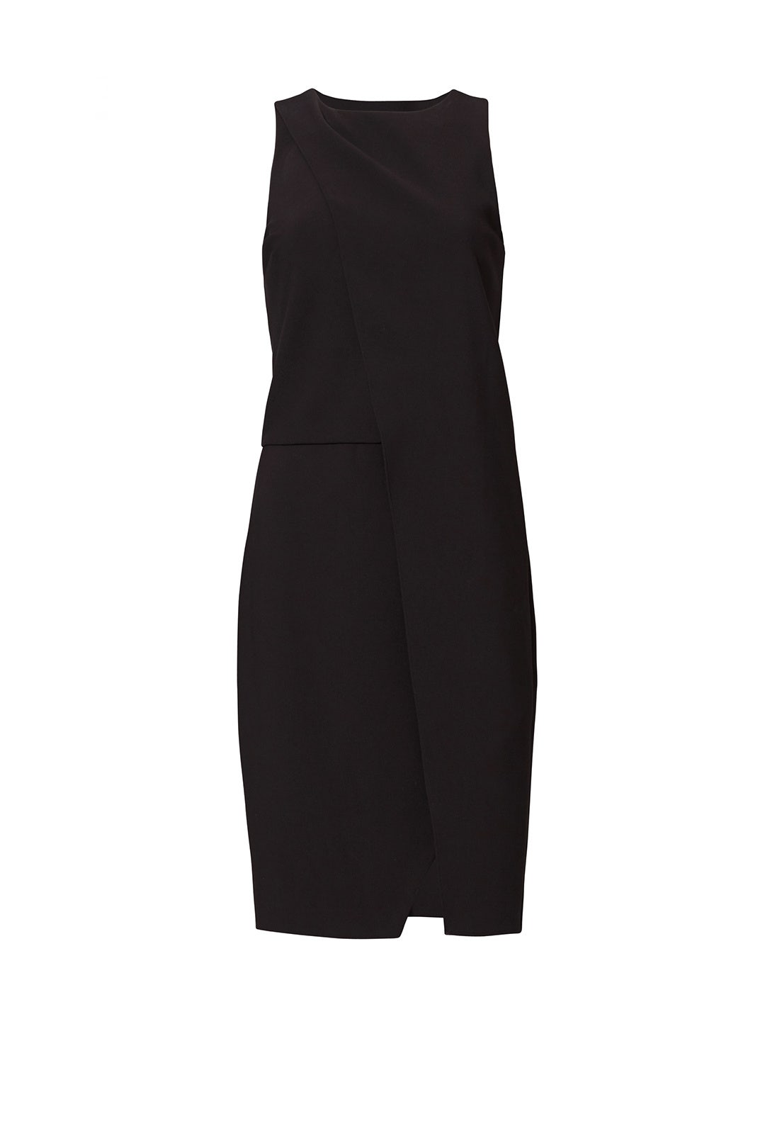 Black Overlay Dress by HALSTON 3