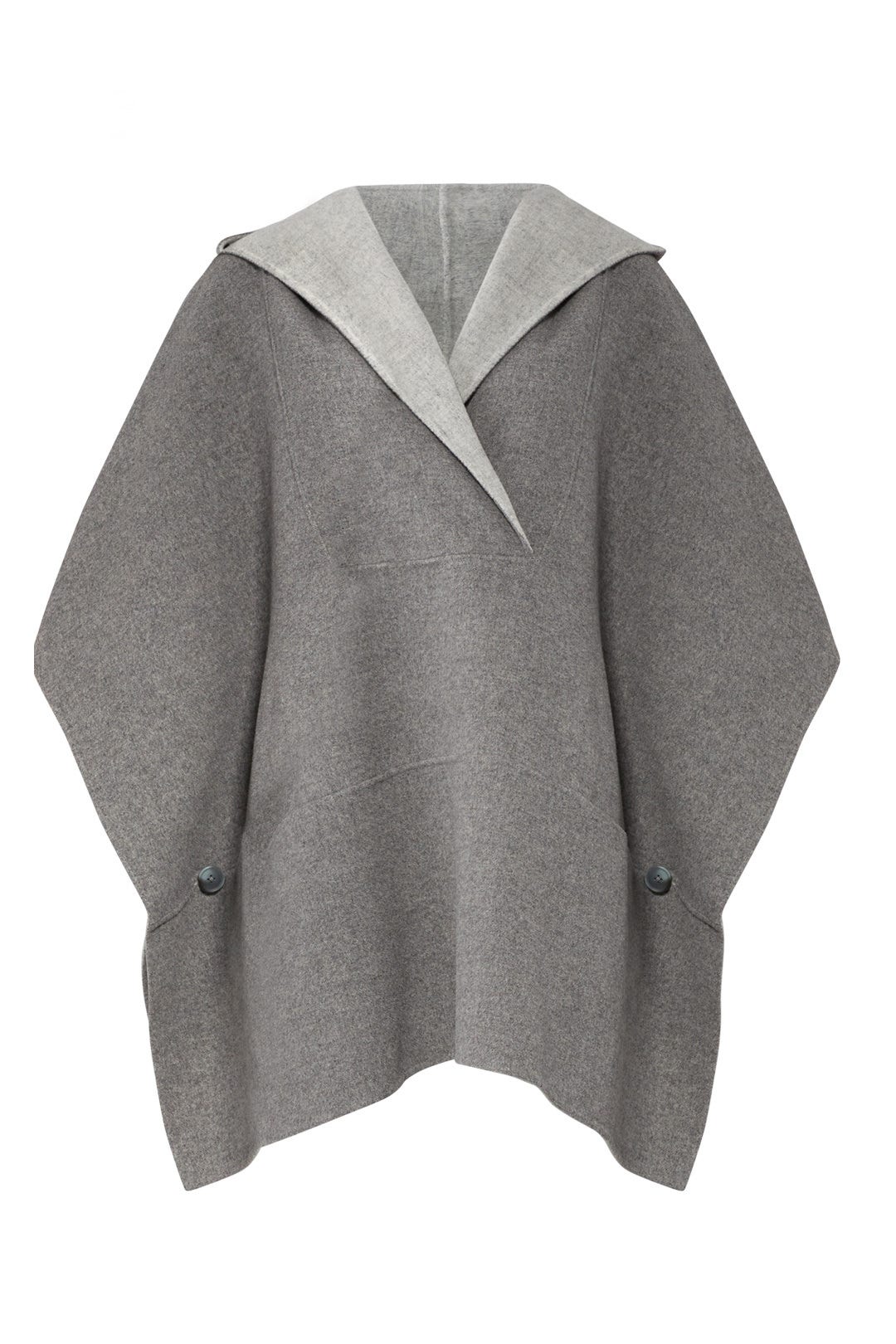 Double Faced Poncho by HALSTON 2