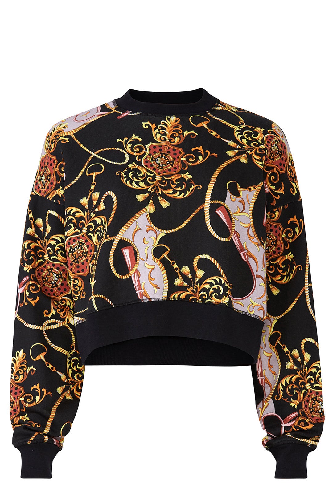 Cropped Graphic Sweatshirt by The Kooples 3