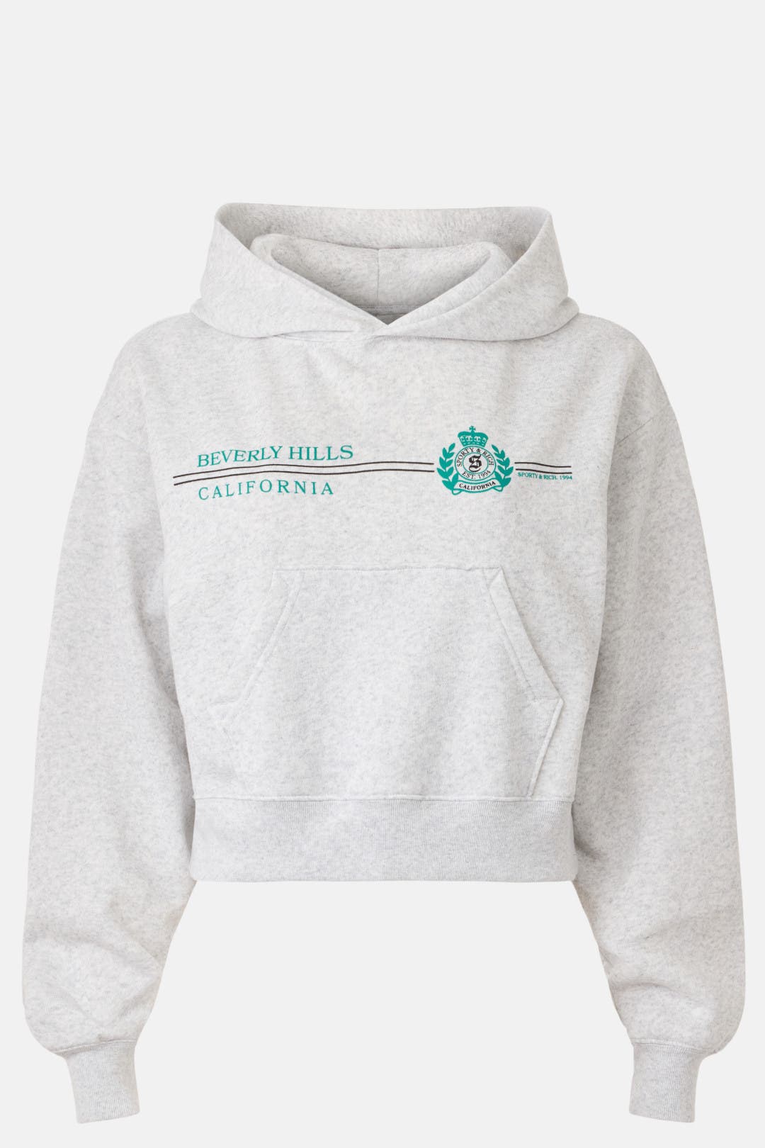 BH Horizon Soft Cropped Hoodie by Sporty & Rich | Rent