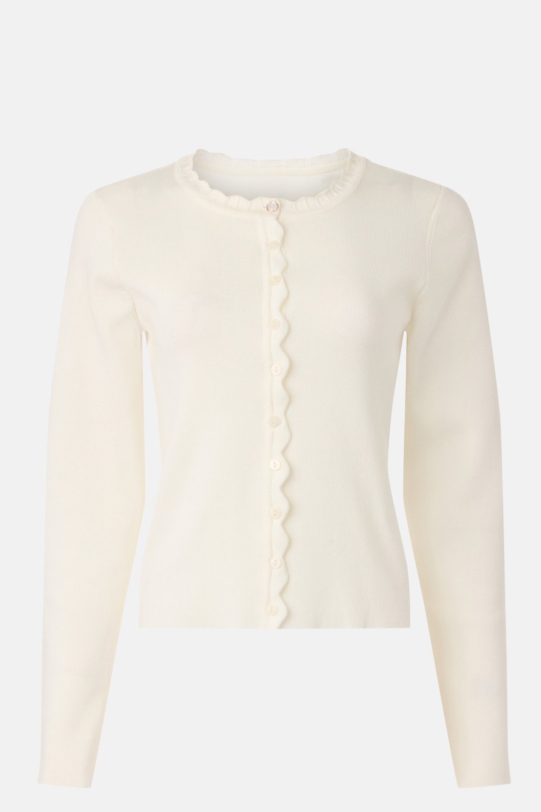 Scallop Crew Neck Cardigan by Ted Baker London 4