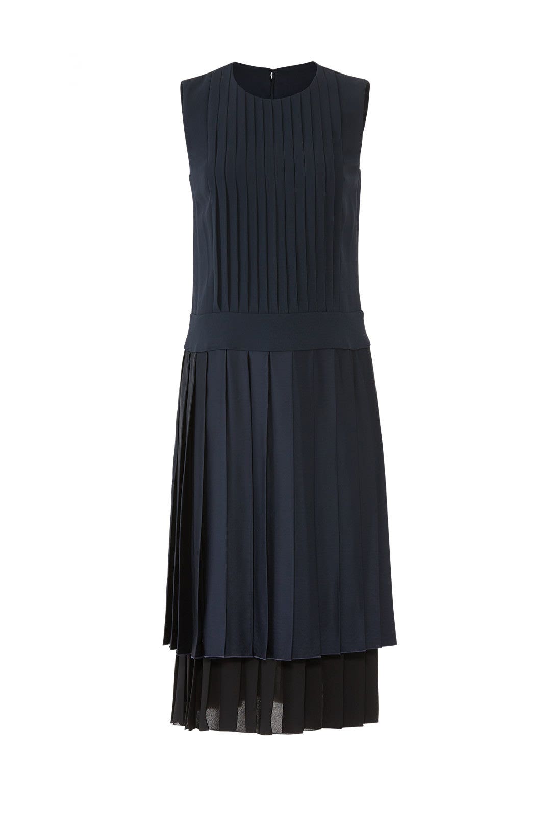Pleated Combo Dress by Victor Alfaro