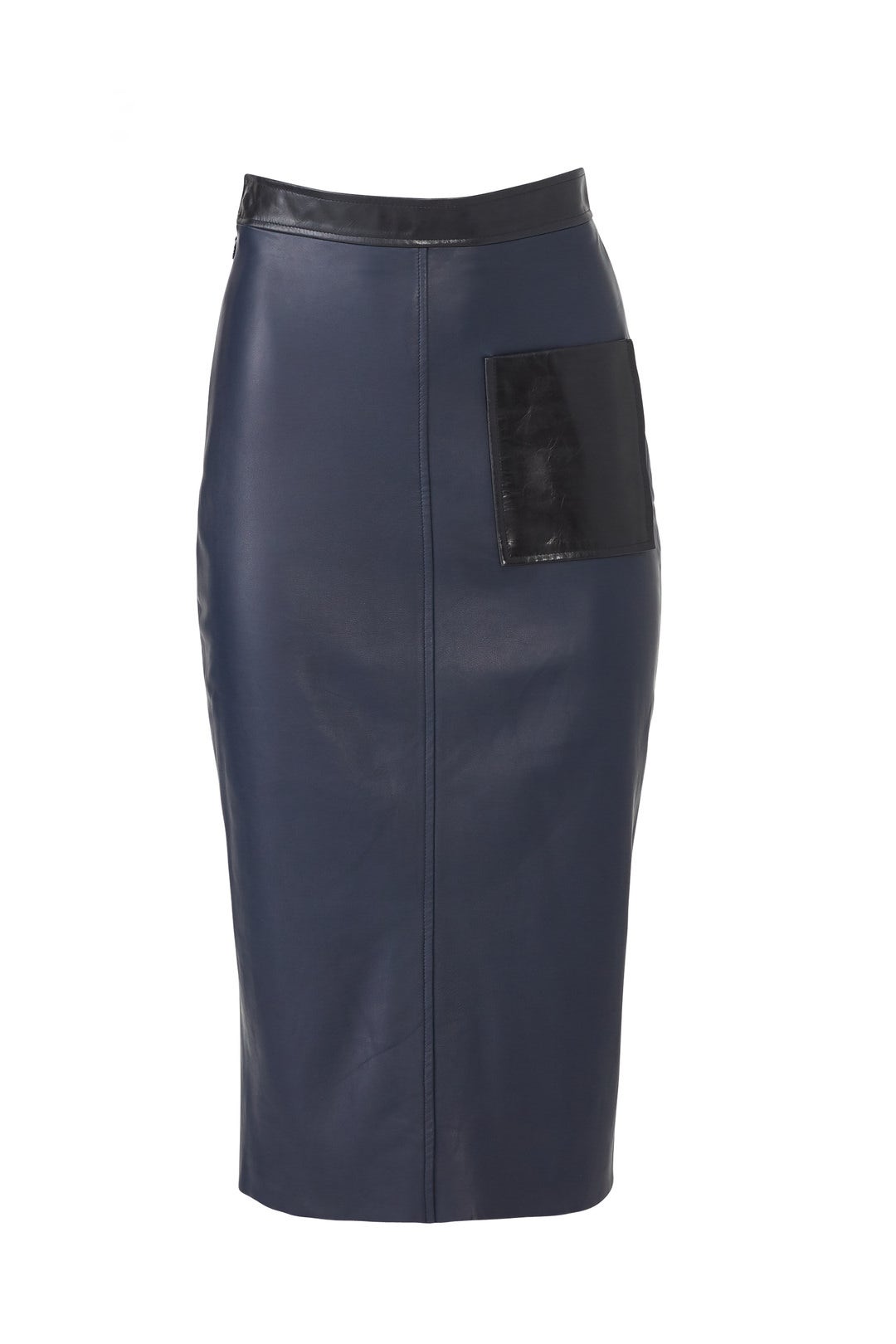 Violette Leather Pencil Skirt by VEDA 3