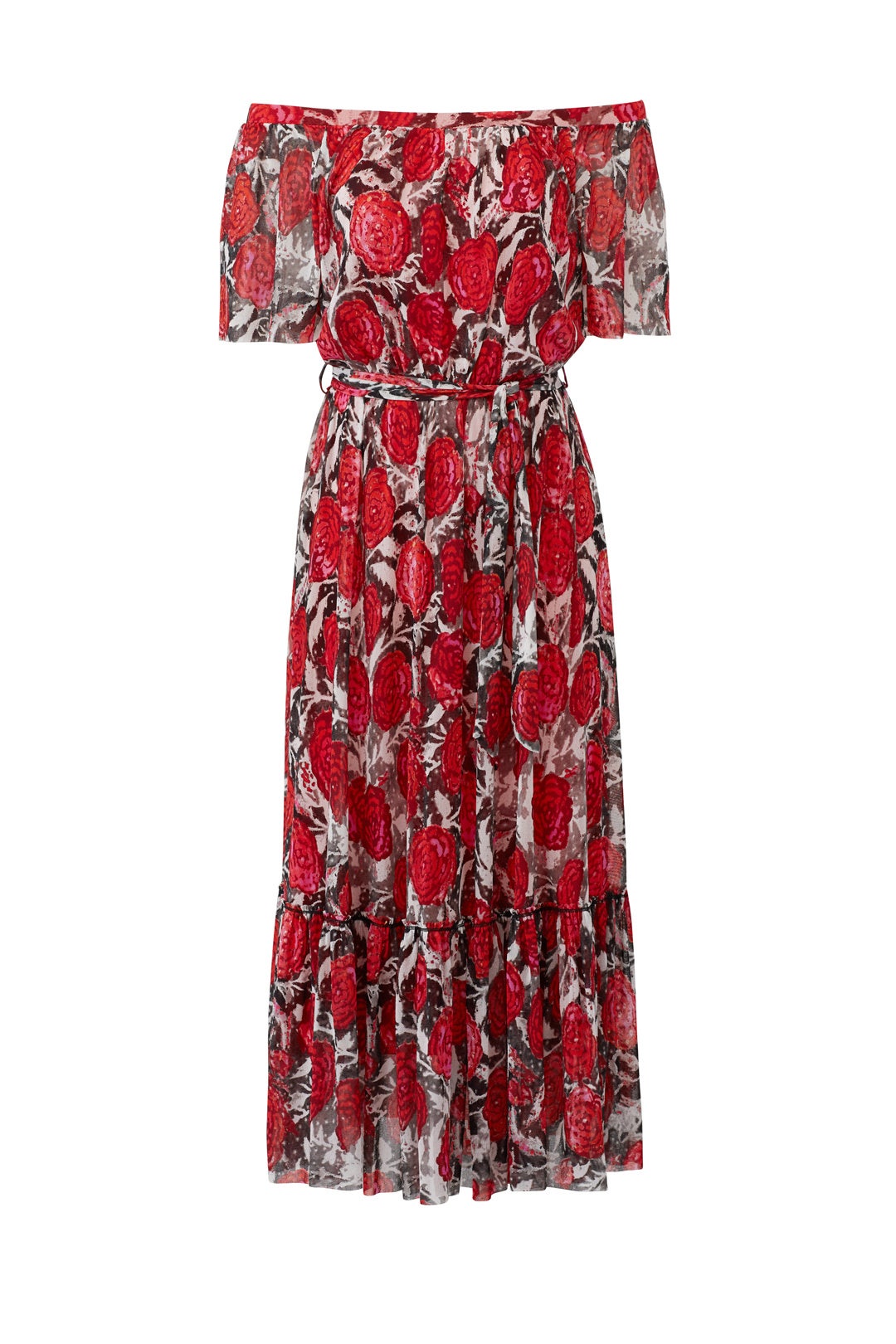 Red Floral Maxi by Fuzzi 3