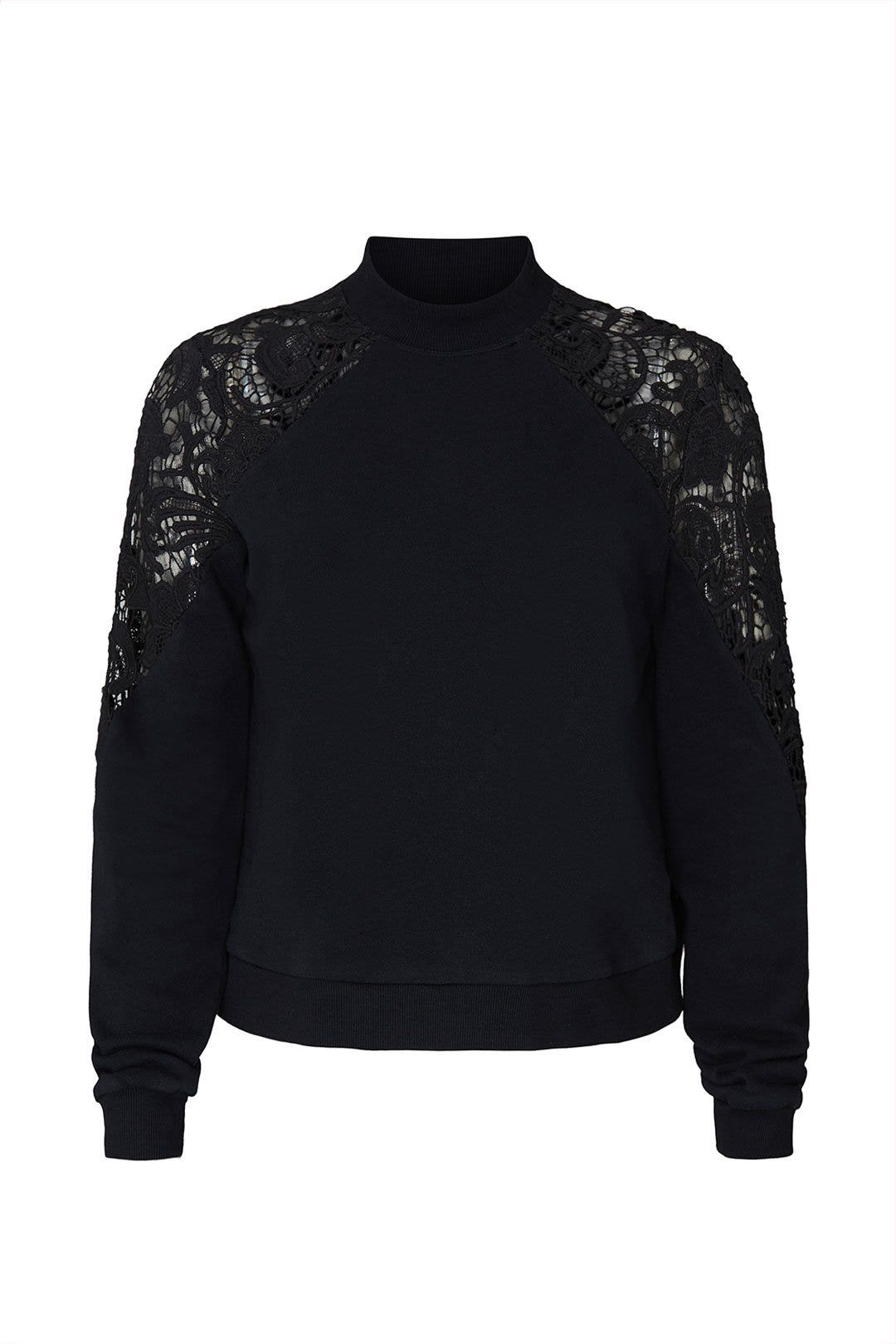 Lace Cutout Sweatshirt by KINLY 4