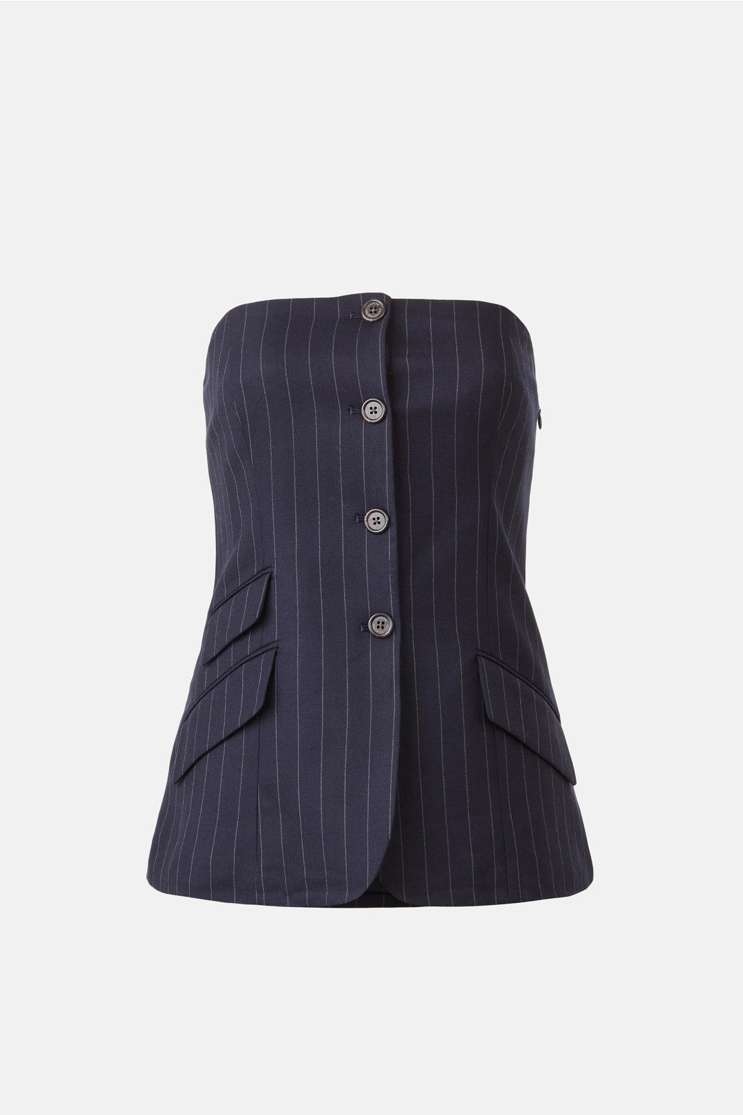 Wool Twill Suiting Caitah Sleeveless Top by Lauren Ralph Lauren 4