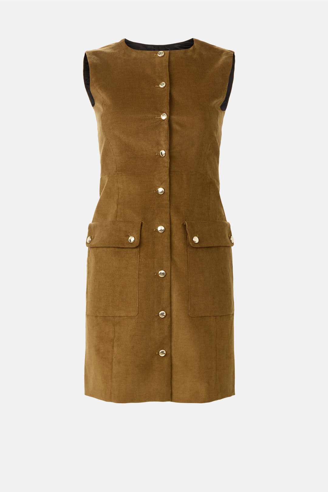 Rubelle Corduroy Sleeveless Mini Dress by Maje 4