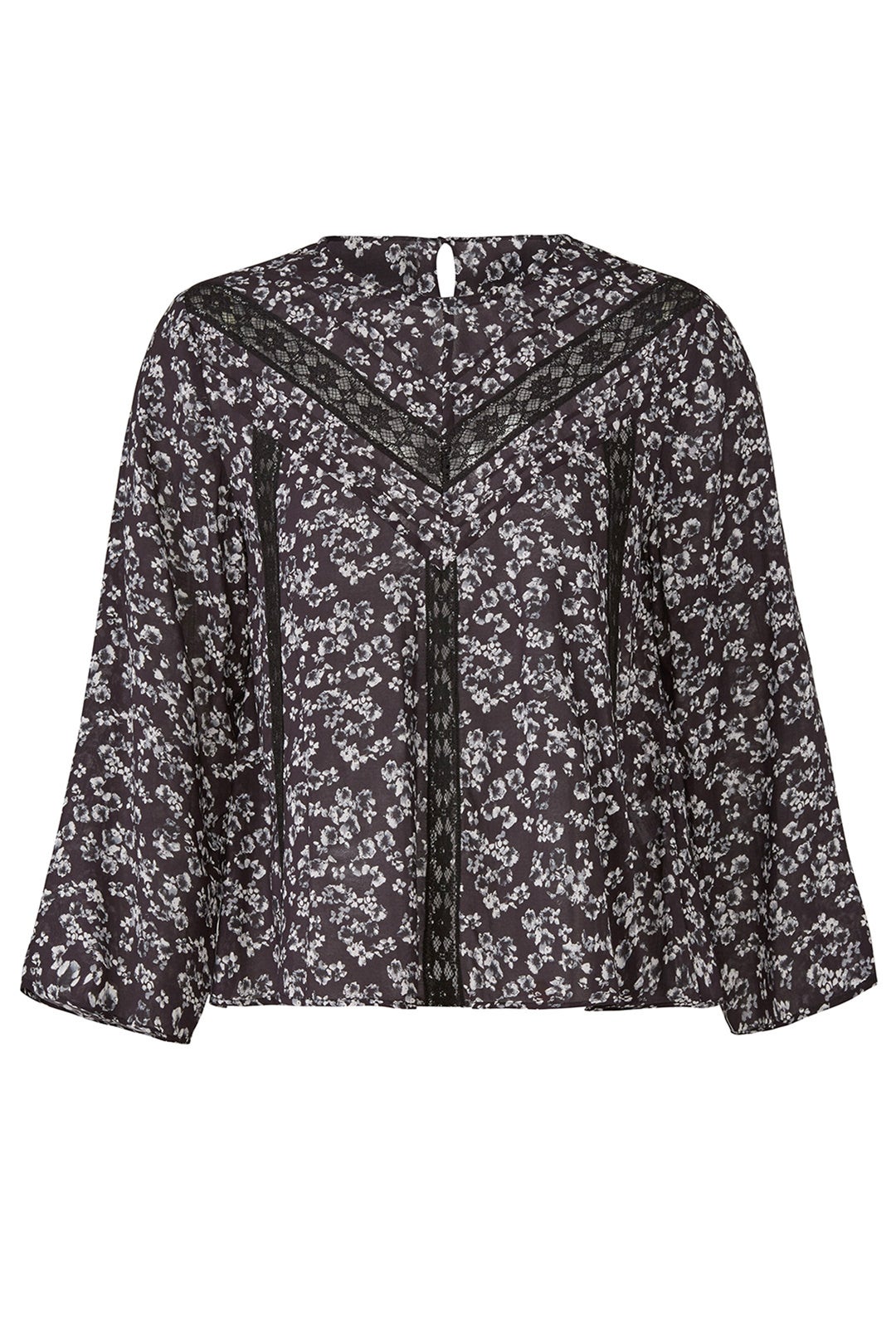 Lace Floral Top by Michael Stars