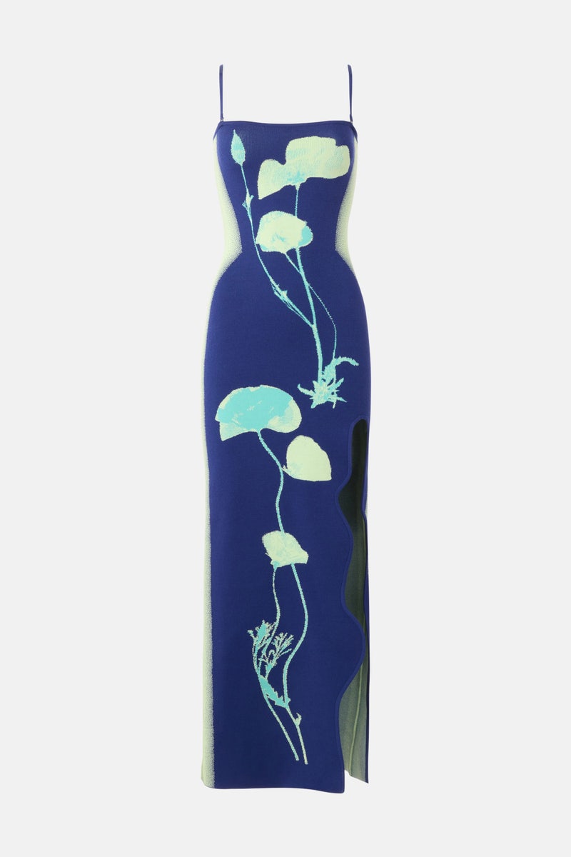 Iris Flower Print Maxi Dress by PH5 - Photo 4