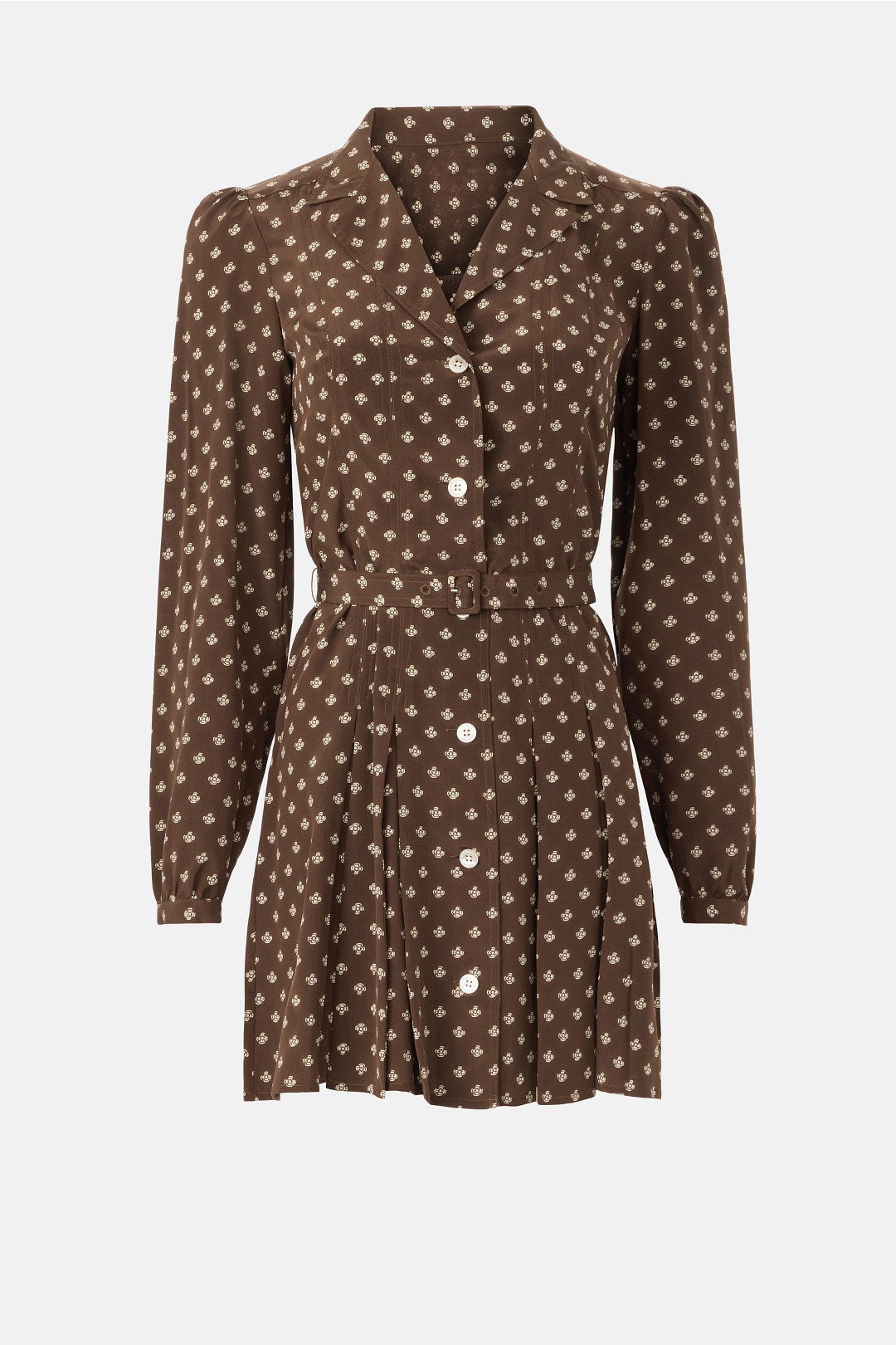 Printed Shirt Dress