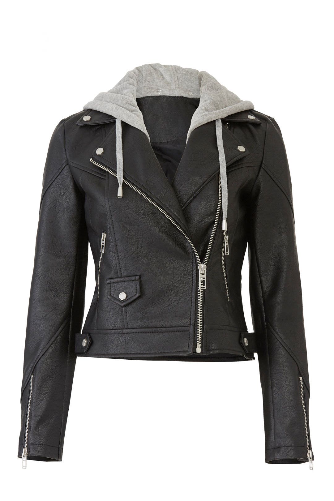 Faux Leather Moto Jacket by Slate & Willow