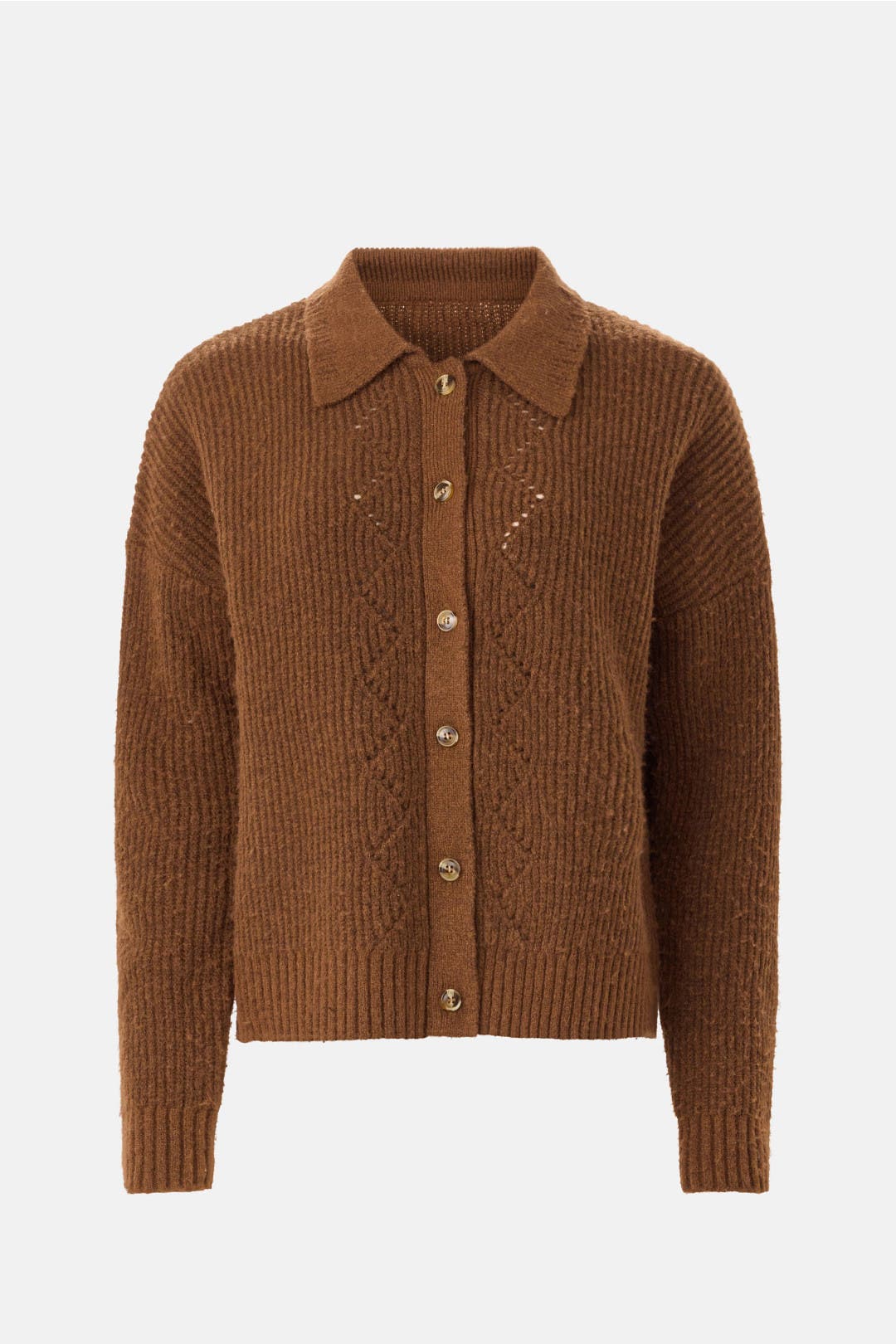 Brown Zharea Cardigan by By Malene Birger | Rent the Runway