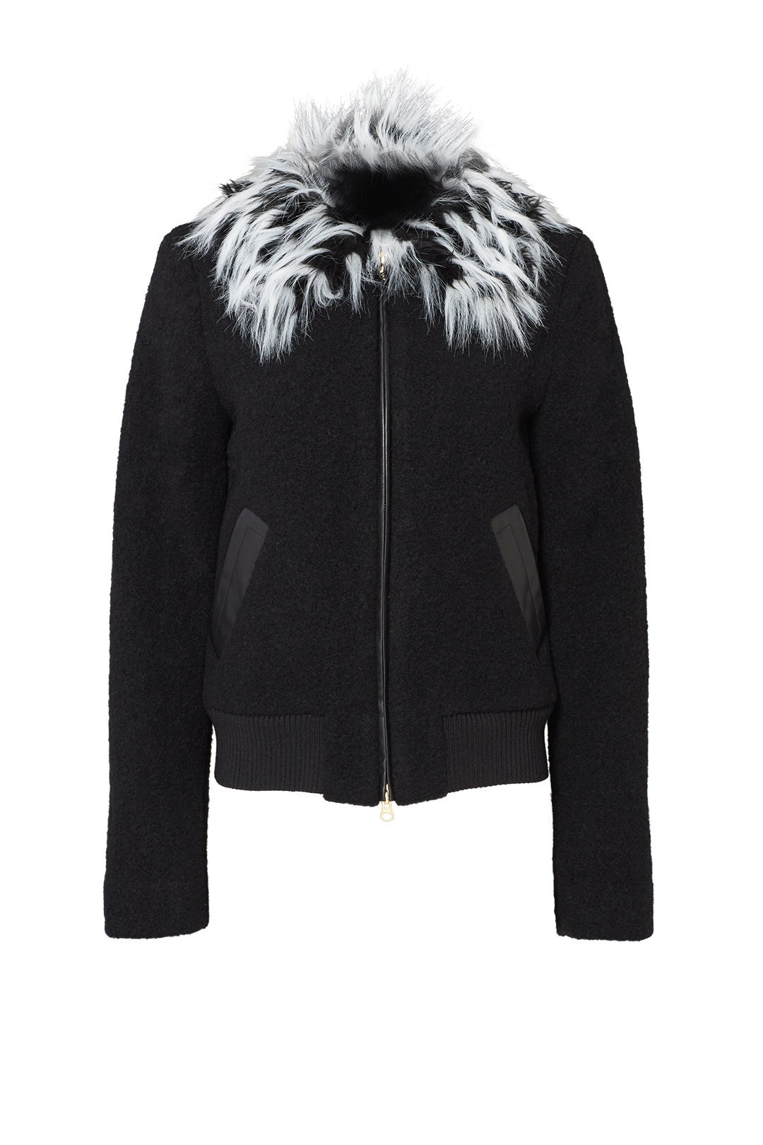 Alea Fur Collar Bomber by Ellie Mae