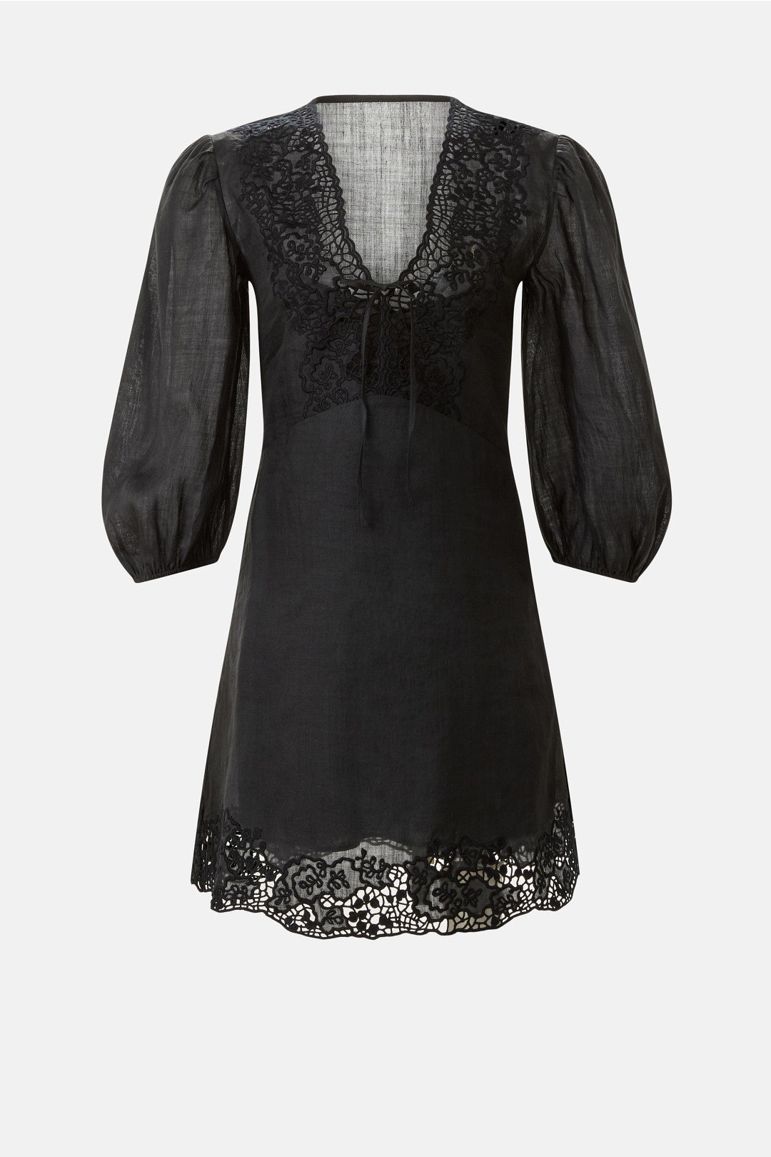 Lace Detail Mini Dress by BOSS 4