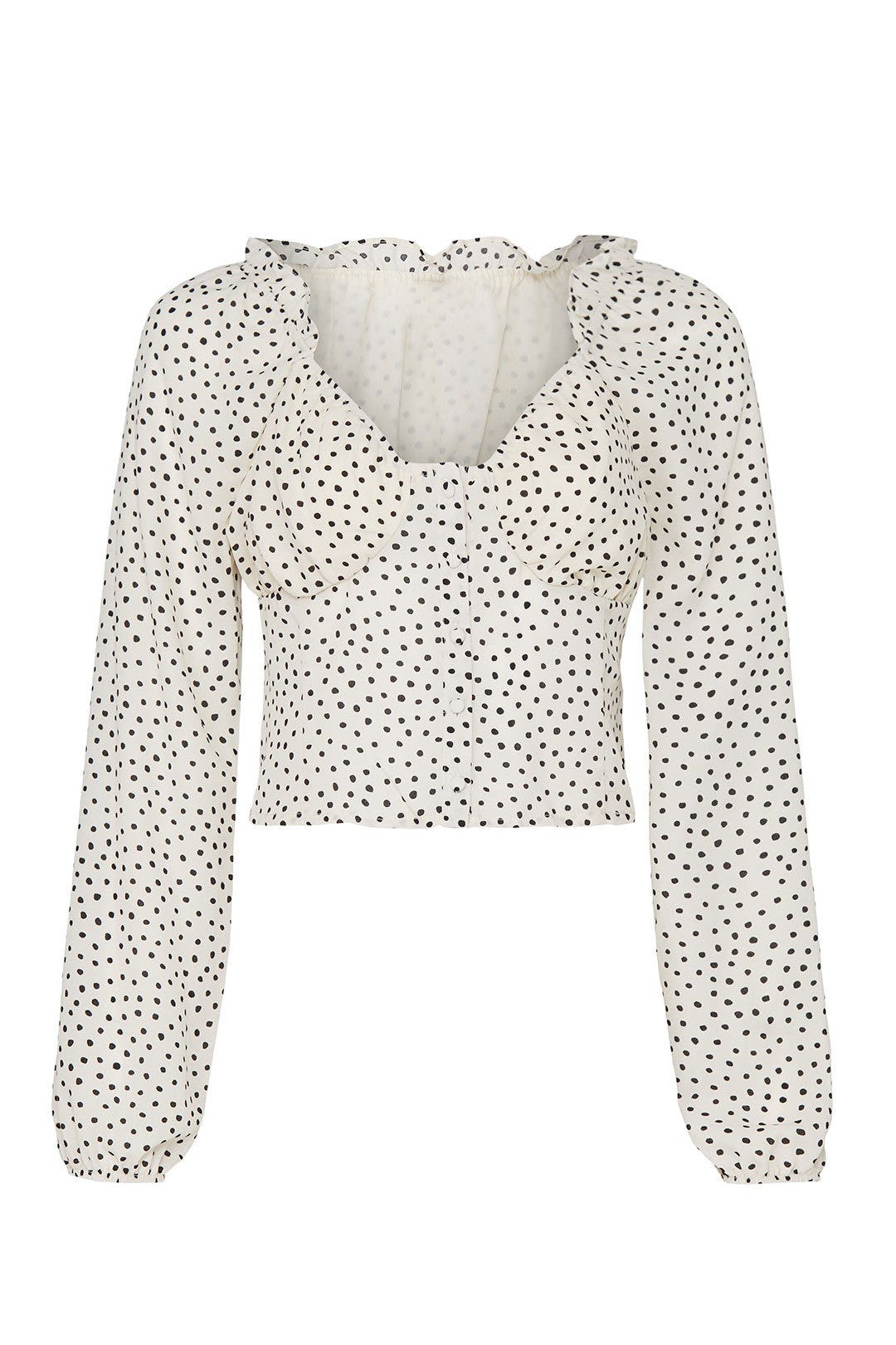 Polka Dot Sweetheart Blouse by Louna 4