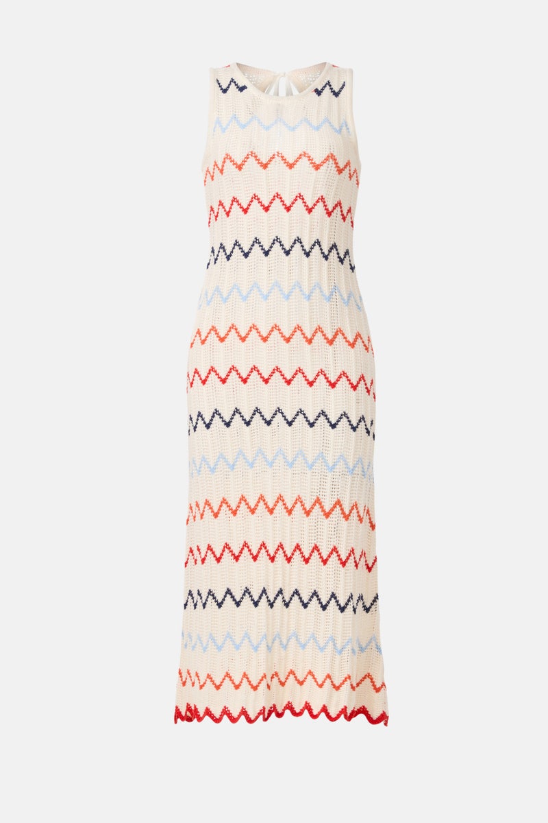 Calliope Sheer Knit Midi Dress by MINKPINK - Photo 4