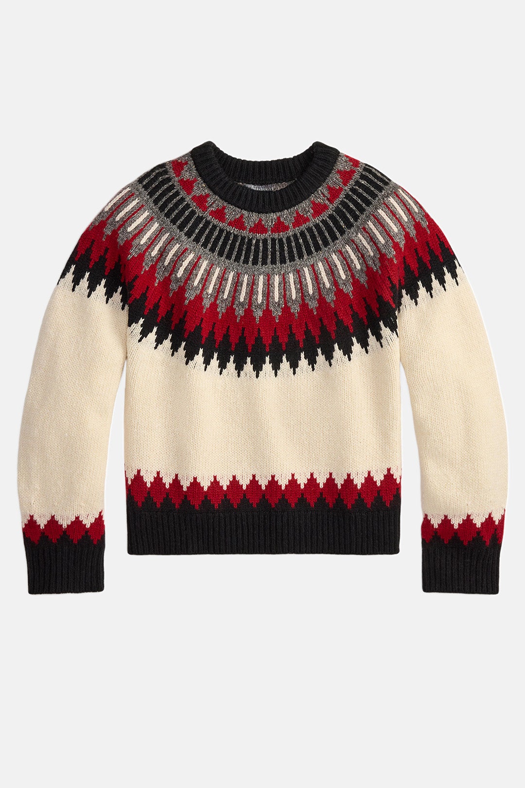 Long Sleeve Crew Neck Pullover Sweater by Polo Ralph Lauren 4