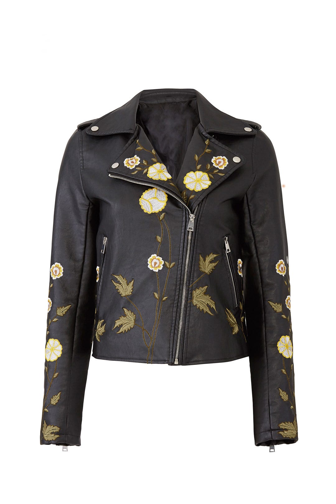 Rozi Faux Leather Jacket by Rino & Pelle 3