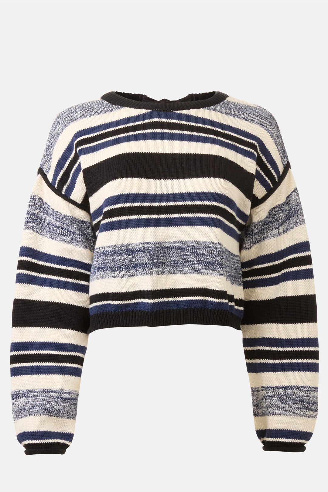 Felicity Striped Sweater With Bows by west of. 4